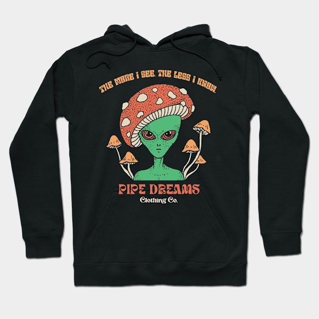 Alien Shroomhead Hoodie by Pipe Dreams Clothing Co.